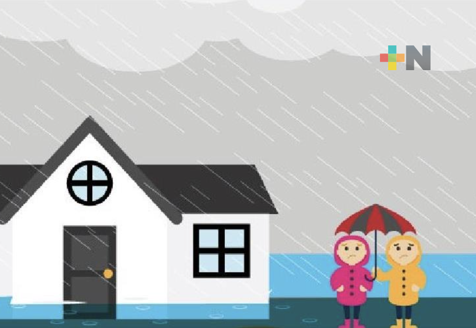 Ante registro de lluvias, PC Estatal emite recomendaciones preventivas en hogares